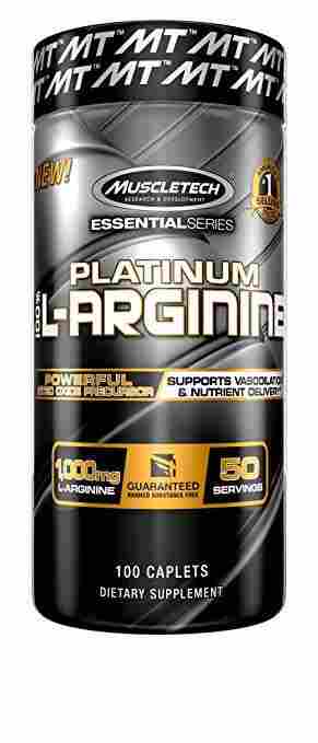 Muscletech - Platinum L-Arginine - 100 tab
